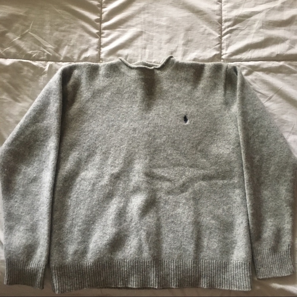 Wool Polo Sweater